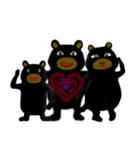 Cheerful bear family and his friends（個別スタンプ：8）
