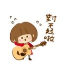 Guitar girl！ -Chinese (Traditional) -（個別スタンプ：7）