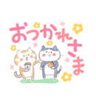 シンプルぬくもりねこ2（個別スタンプ：3）