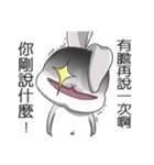 Gray bunny（個別スタンプ：19）