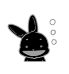 Gray bunny（個別スタンプ：21）