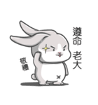 Gray bunny（個別スタンプ：36）