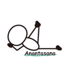 Matchstick Yoga（個別スタンプ：7）