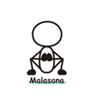 Matchstick Yoga（個別スタンプ：35）