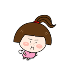 cheerful girl daily life（個別スタンプ：1）
