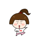 cheerful girl daily life（個別スタンプ：2）