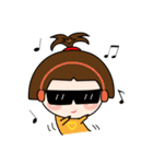 cheerful girl daily life（個別スタンプ：32）