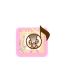 8文鳥音符（個別スタンプ：20）