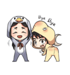 Goldfish and penguin（個別スタンプ：2）