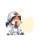 Goldfish and penguin（個別スタンプ：8）