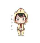 Goldfish and penguin（個別スタンプ：9）