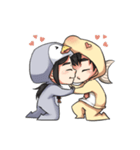 Goldfish and penguin（個別スタンプ：12）