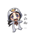 Goldfish and penguin（個別スタンプ：14）