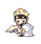 Goldfish and penguin（個別スタンプ：22）