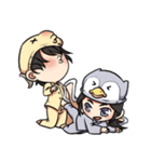 Goldfish and penguin（個別スタンプ：23）