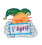 Happy April Fool's Day！（個別スタンプ：4）