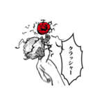 全身タイツで闘うアフロ（個別スタンプ：5）