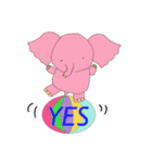 ゾウのエレナ（個別スタンプ：6）