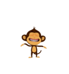 Awake Monkey Happy 3D（個別スタンプ：1）