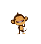 Awake Monkey Happy 3D（個別スタンプ：2）