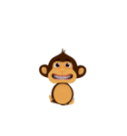 Awake Monkey Happy 3D（個別スタンプ：14）