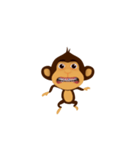 Awake Monkey Happy 3D（個別スタンプ：18）