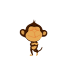 Awake Monkey Happy 3D（個別スタンプ：19）