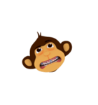 Awake Monkey Happy 3D（個別スタンプ：23）