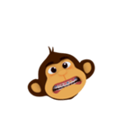 Awake Monkey Happy 3D（個別スタンプ：24）