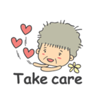 Cute Grandma English Version（個別スタンプ：7）