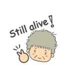 Cute Grandma English Version（個別スタンプ：16）
