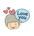 Cute Grandma English Version（個別スタンプ：17）