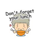 Cute Grandma English Version（個別スタンプ：19）