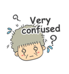 Cute Grandma English Version（個別スタンプ：21）