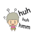 Cute Grandma English Version（個別スタンプ：22）