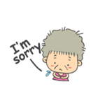 Cute Grandma English Version（個別スタンプ：36）