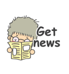 Cute Grandma English Version（個別スタンプ：37）