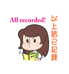 Indoorsy Girl（個別スタンプ：11）