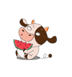 The Lovely Dairy Cow Animated（個別スタンプ：4）