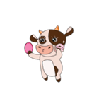 The Lovely Dairy Cow Animated（個別スタンプ：7）