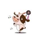 The Lovely Dairy Cow Animated（個別スタンプ：12）