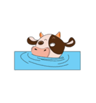 The Lovely Dairy Cow Animated（個別スタンプ：17）