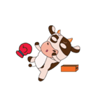 The Lovely Dairy Cow Animated（個別スタンプ：19）