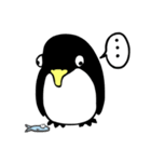 Penguin and little blue fish（個別スタンプ：2）