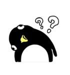 Penguin and little blue fish（個別スタンプ：3）