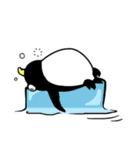 Penguin and little blue fish（個別スタンプ：8）