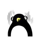 Penguin and little blue fish（個別スタンプ：12）