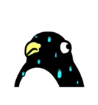 Penguin and little blue fish（個別スタンプ：14）