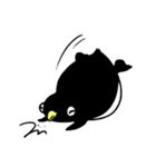 Penguin and little blue fish（個別スタンプ：20）