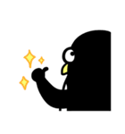 Penguin and little blue fish（個別スタンプ：24）